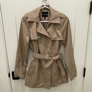 Like New! Express Belted Trench Coat